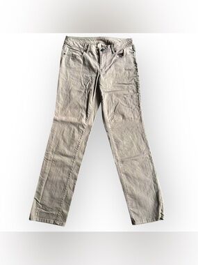 Sonoma tan straight mid rise jeans, size 8